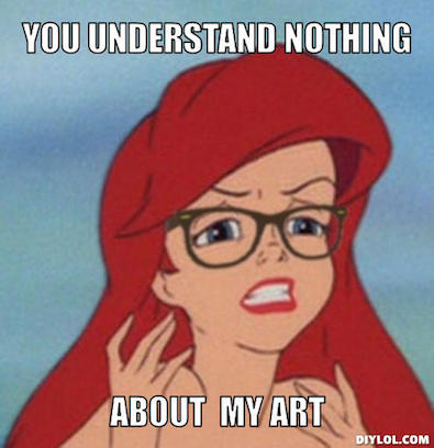 hipster Ariel